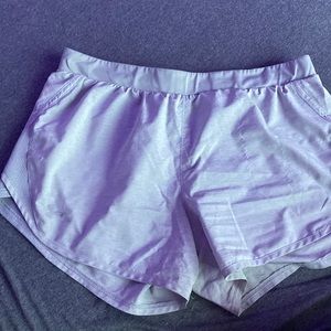 gray under armor track shorts